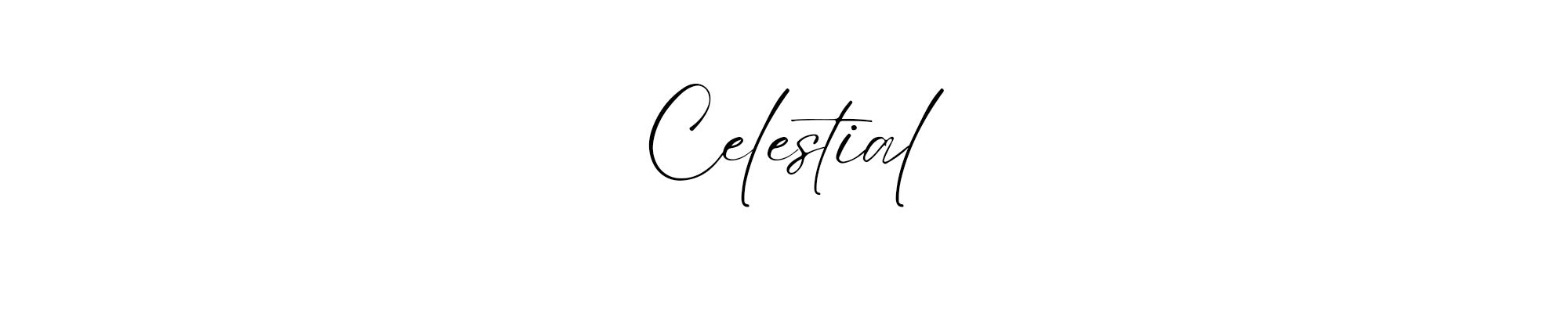 Celestial collection banner with handwritten typography on a minimalist white background, inspired by stars and cosmic symbolism
