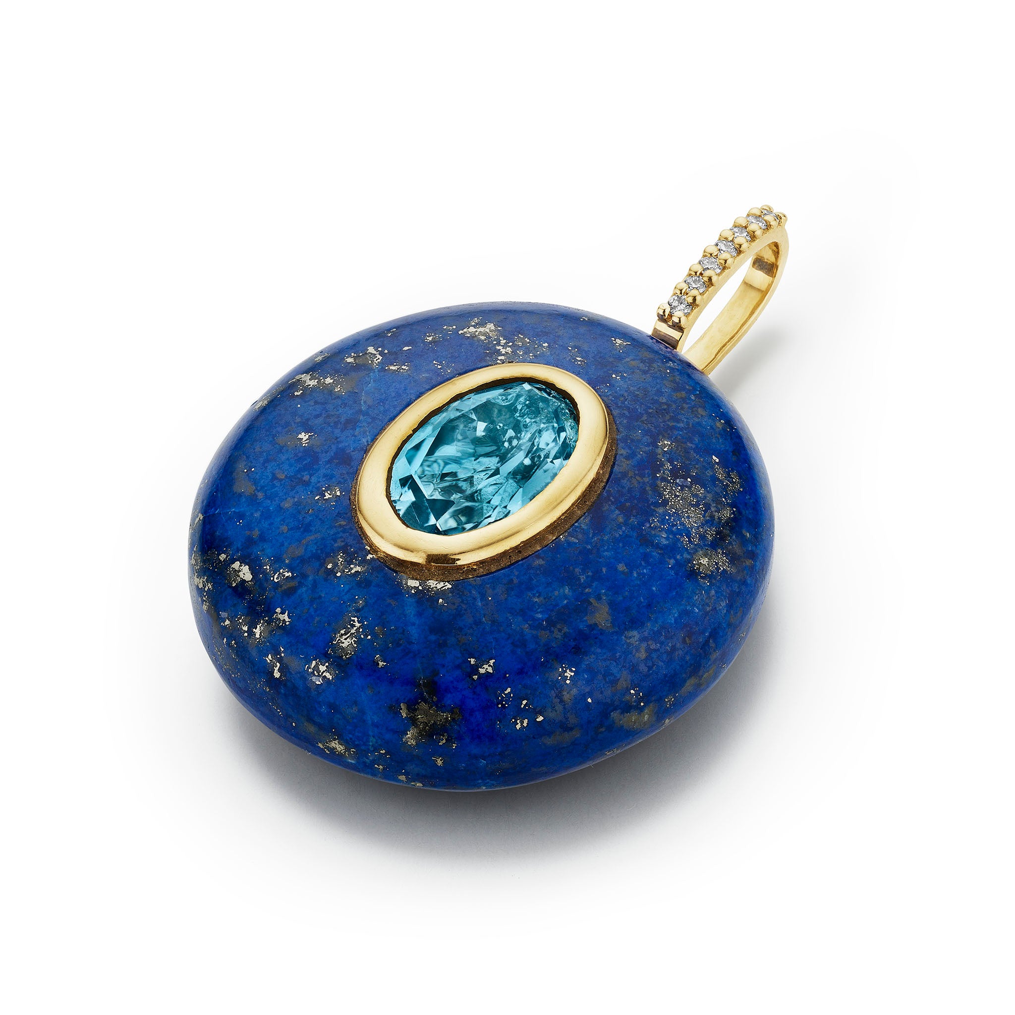 Lapis Lazuli Round Pendant