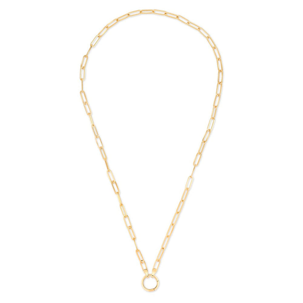 14k gold small Paperclip Chain