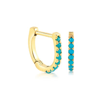 Load image into Gallery viewer, Turquoise Snap Huggies
