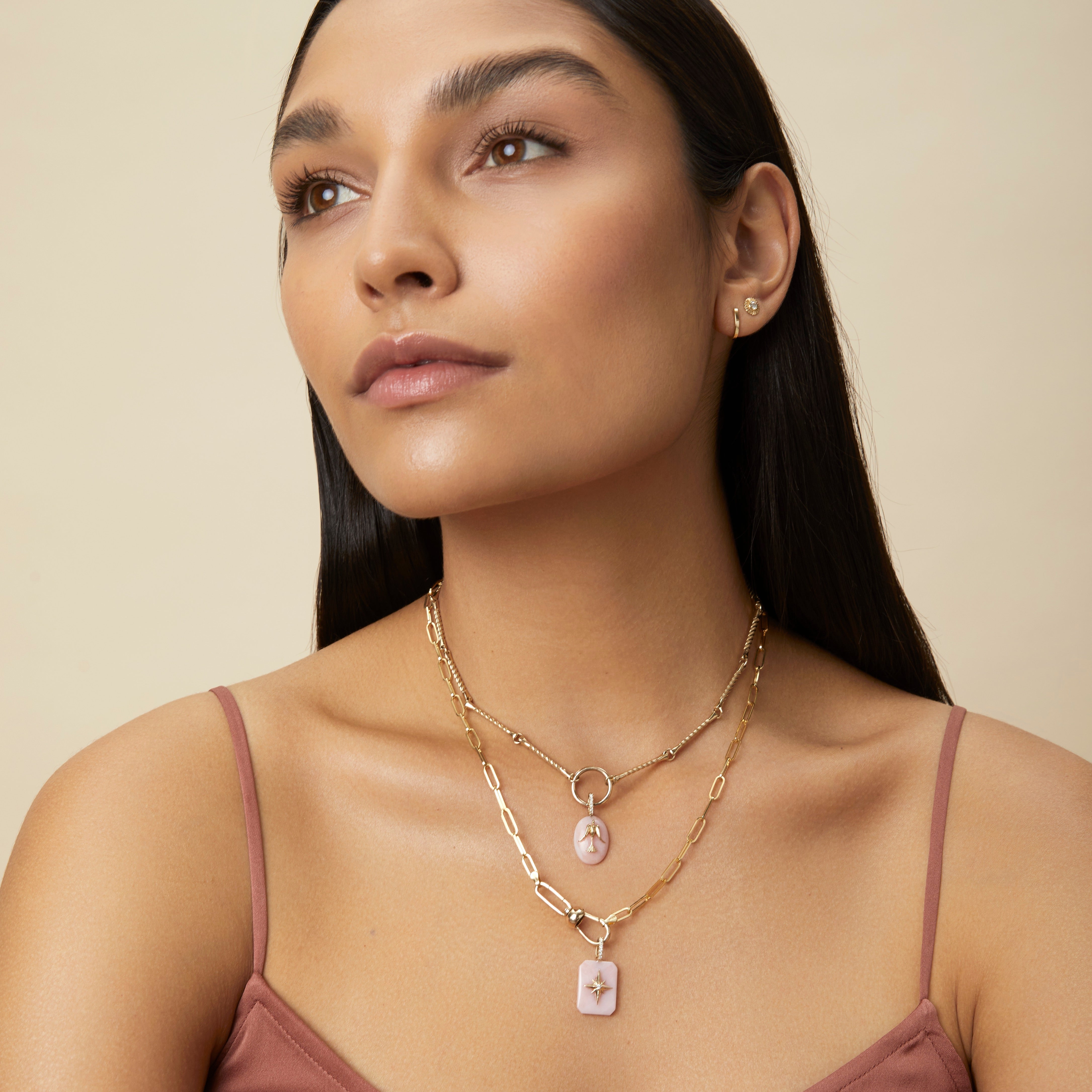 Twisted Bar Necklace