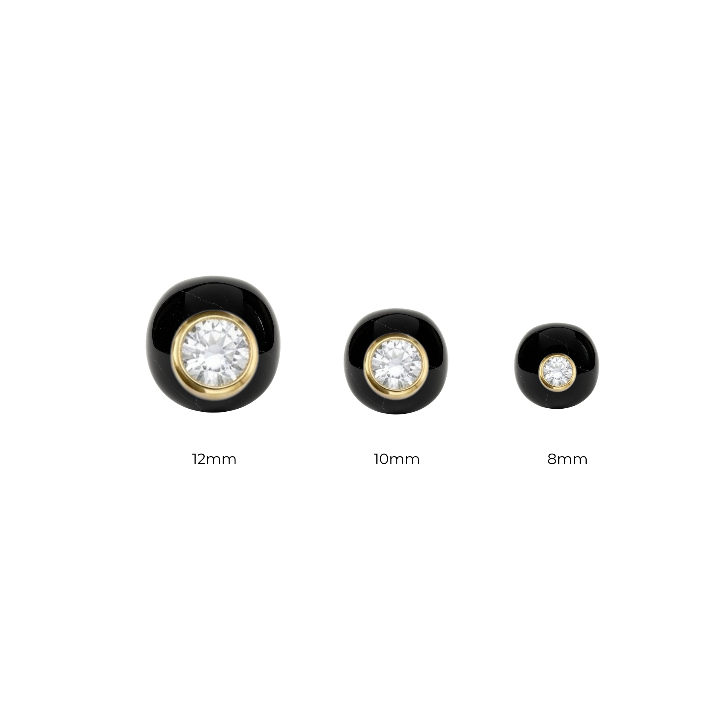 Black Onyx Bead Charm