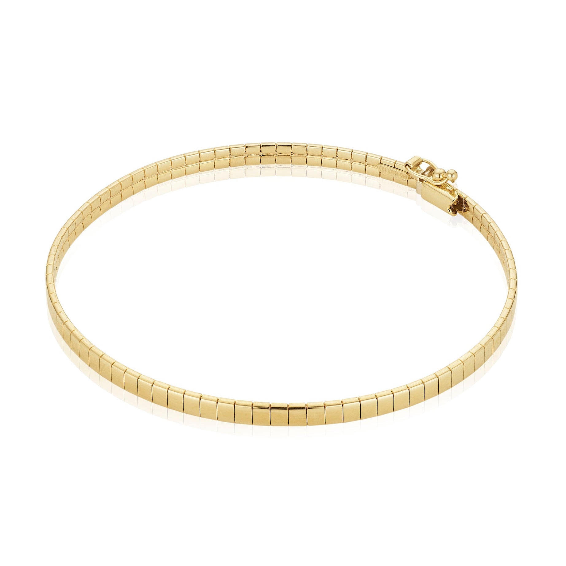 14k gold Cubetto Omega Bracelet