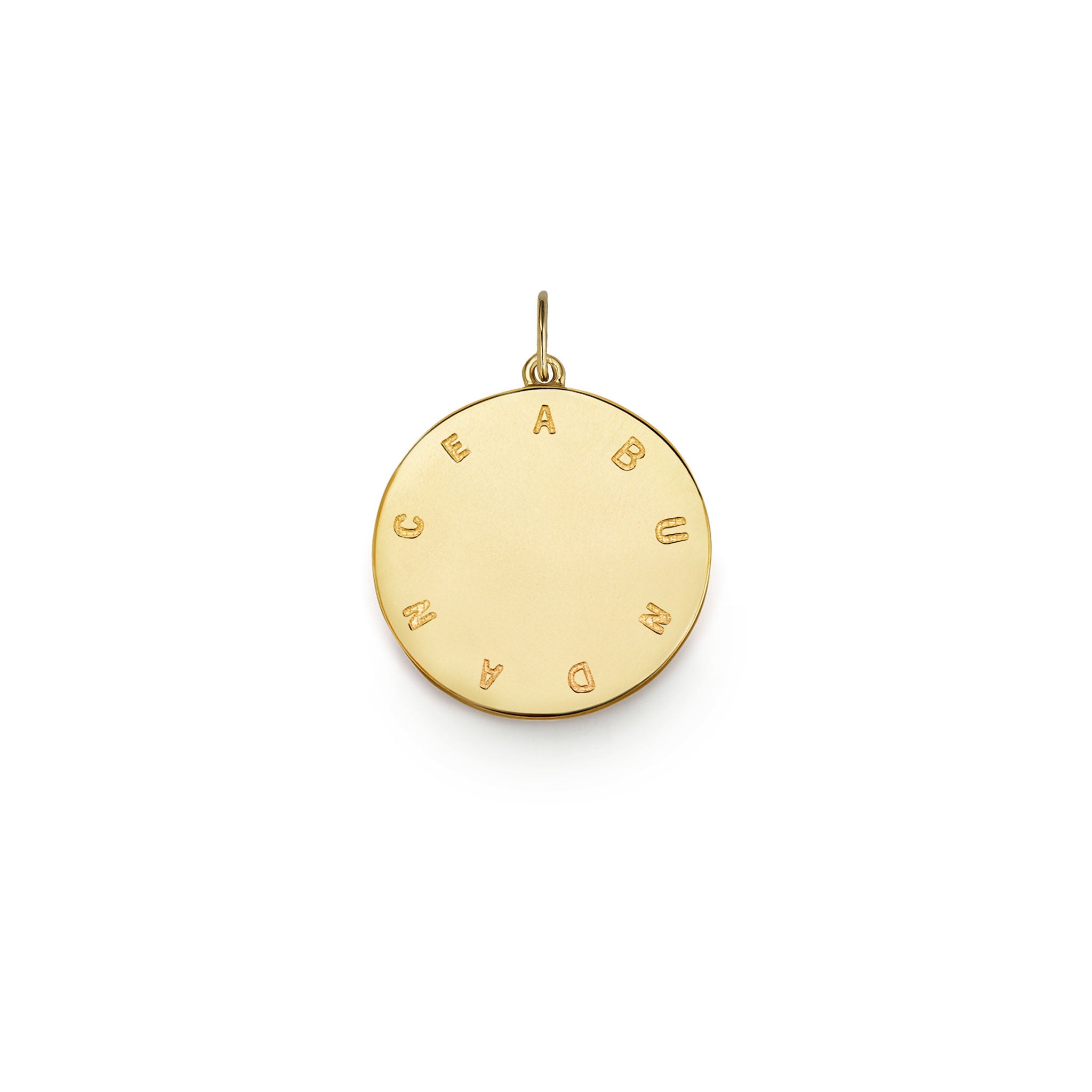 14k gold Diamond Bee Abundance Pendant with black diamonds