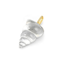 Load image into Gallery viewer, Crystal Tulip Shell Pendant