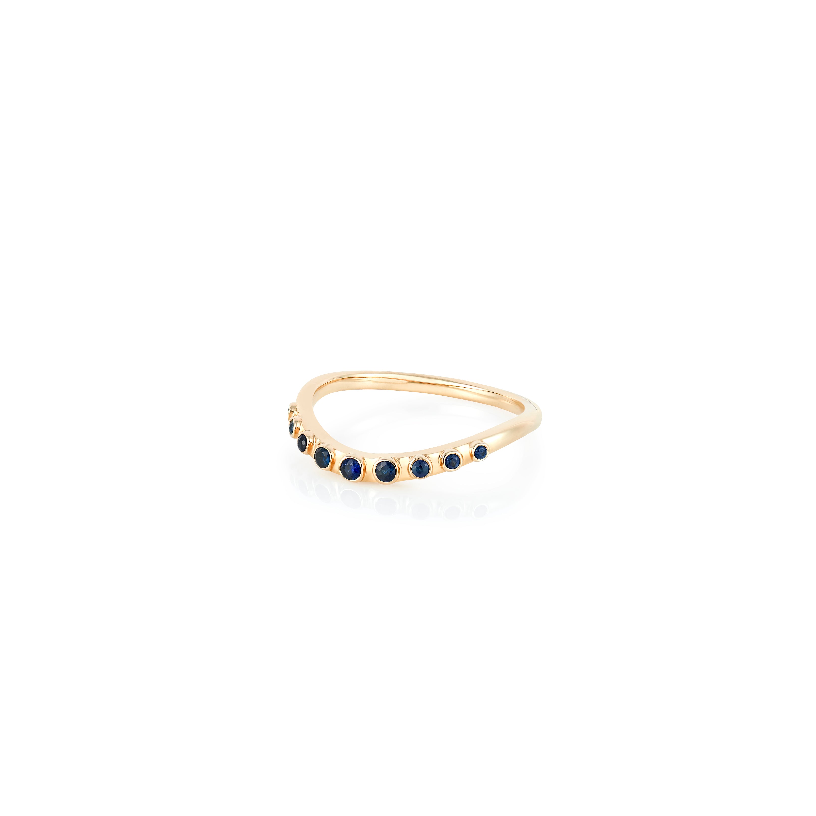 Half Eternity Contour Band