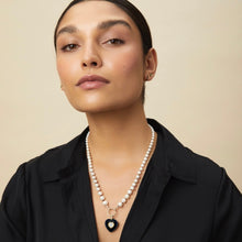 Load image into Gallery viewer, Black Onyx Heart Pendant
