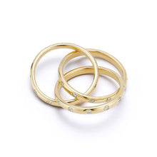 Load image into Gallery viewer, 3 Band Rolling Ring