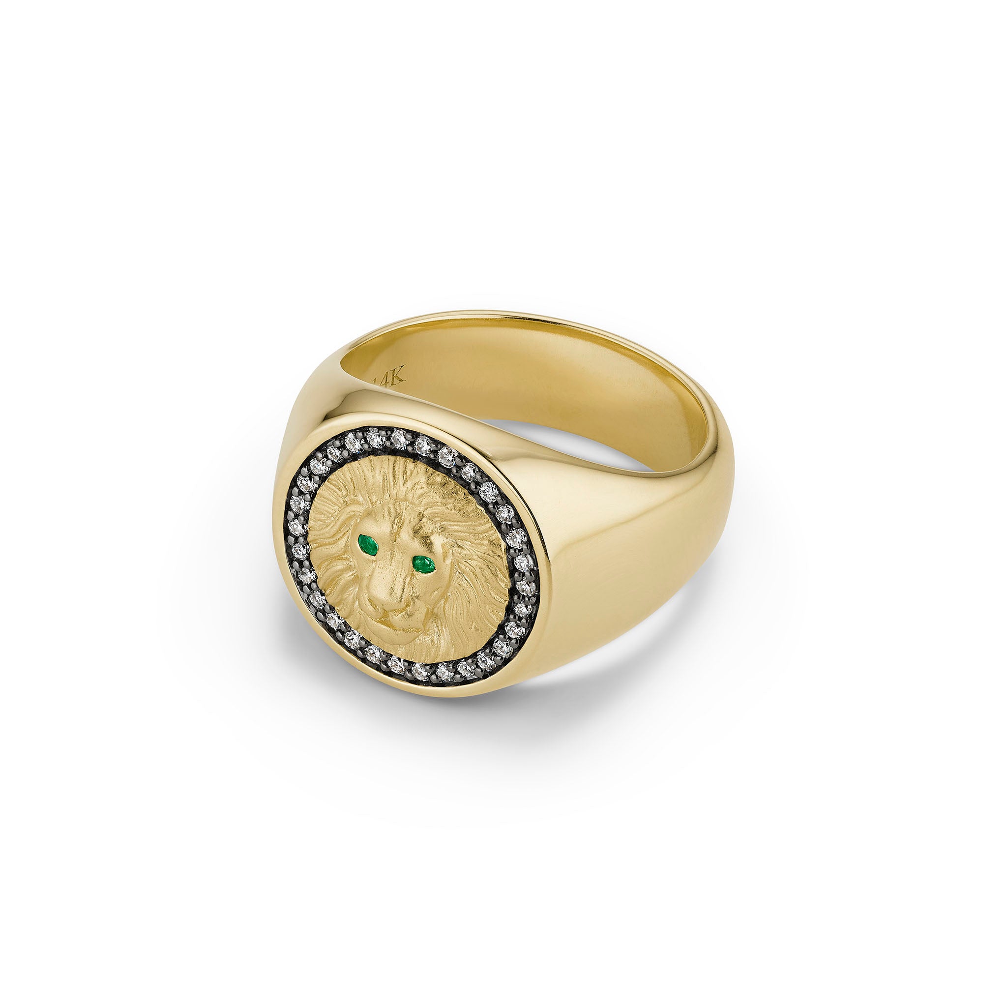 Lion Signet Ring-side