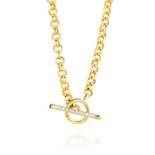 Load image into Gallery viewer, Rolo Chain w/ Charm Lock