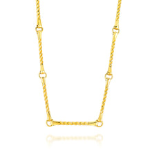 Load image into Gallery viewer, Twisted Bar Necklace