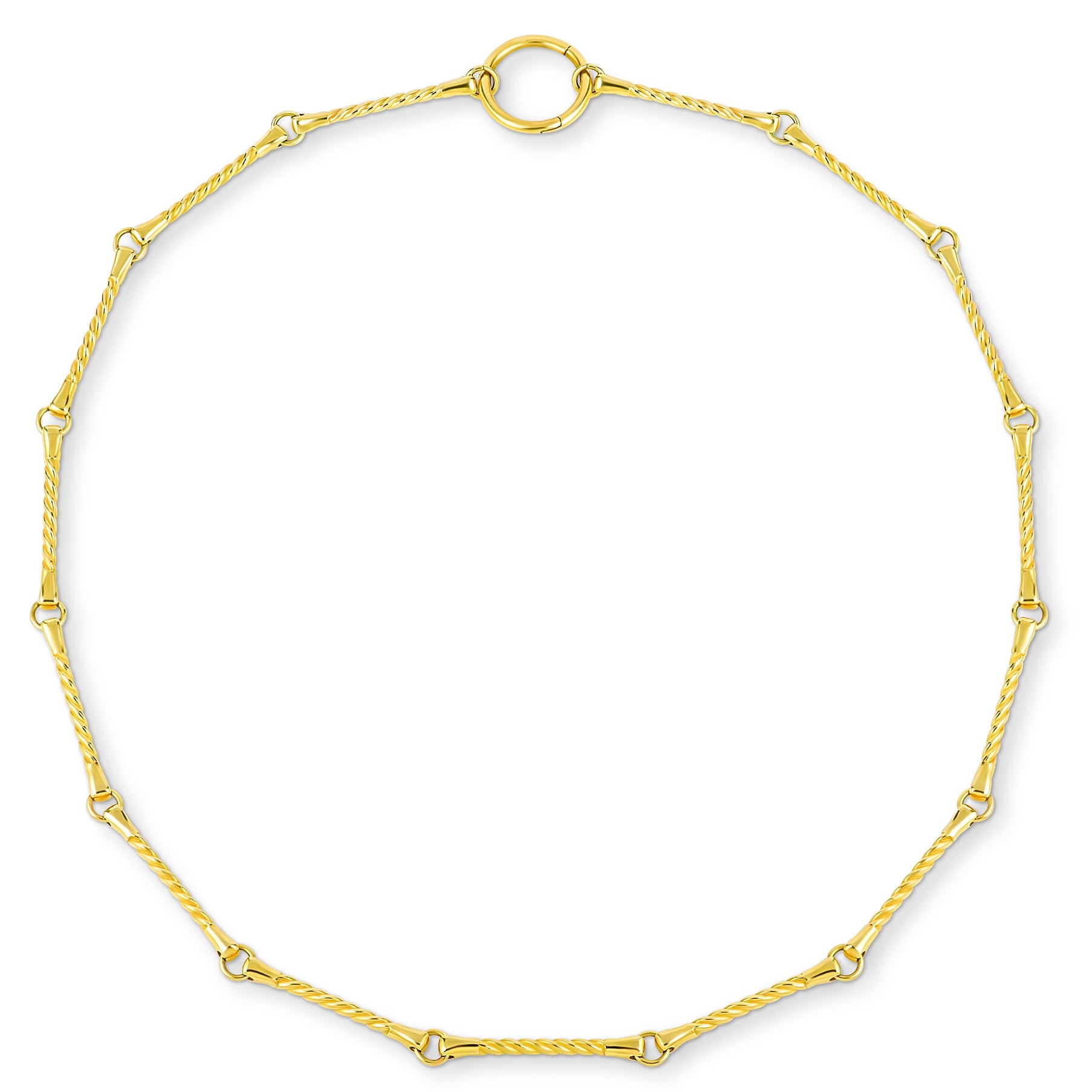 Twisted Bar Necklace