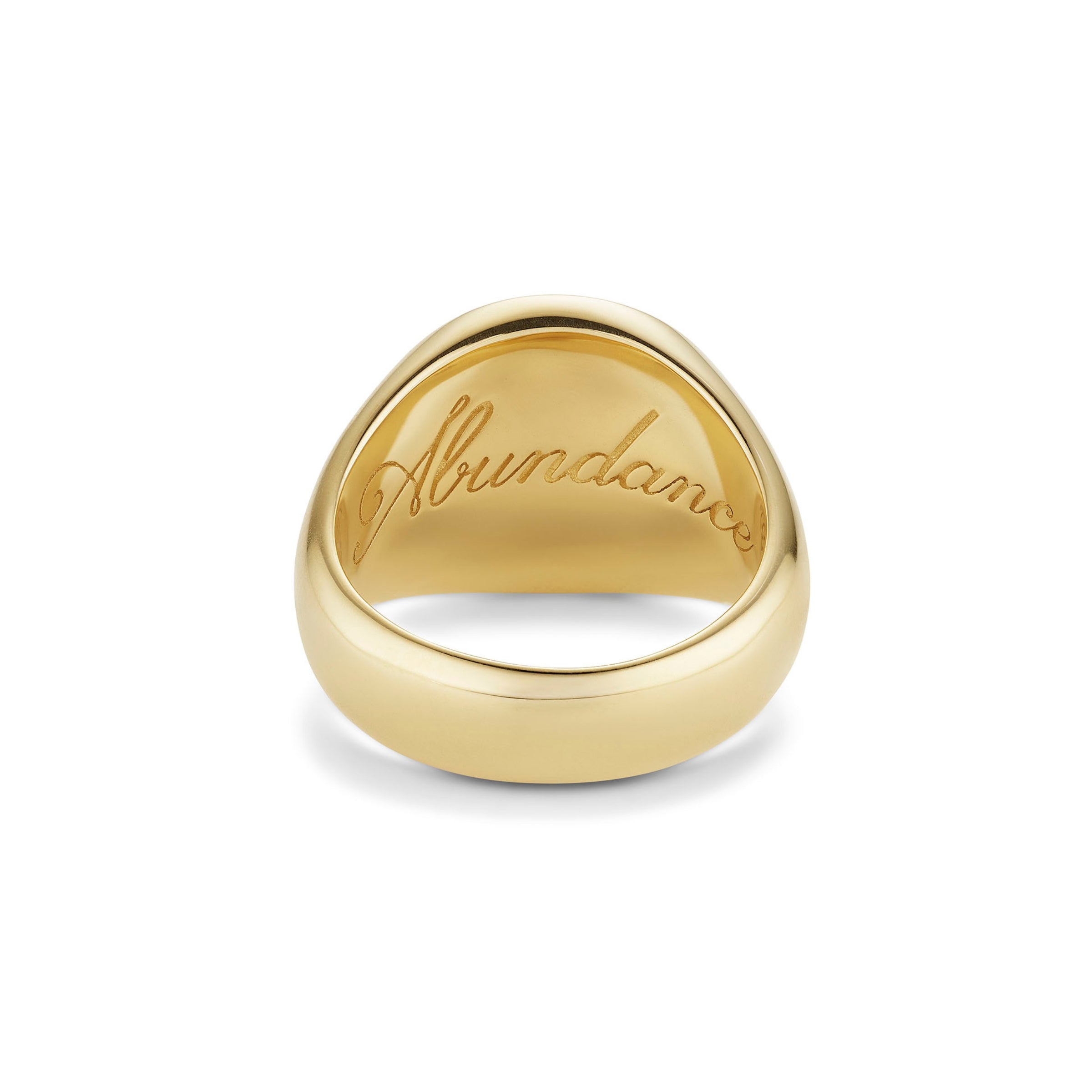 Pavé Bee Signet Ring-back