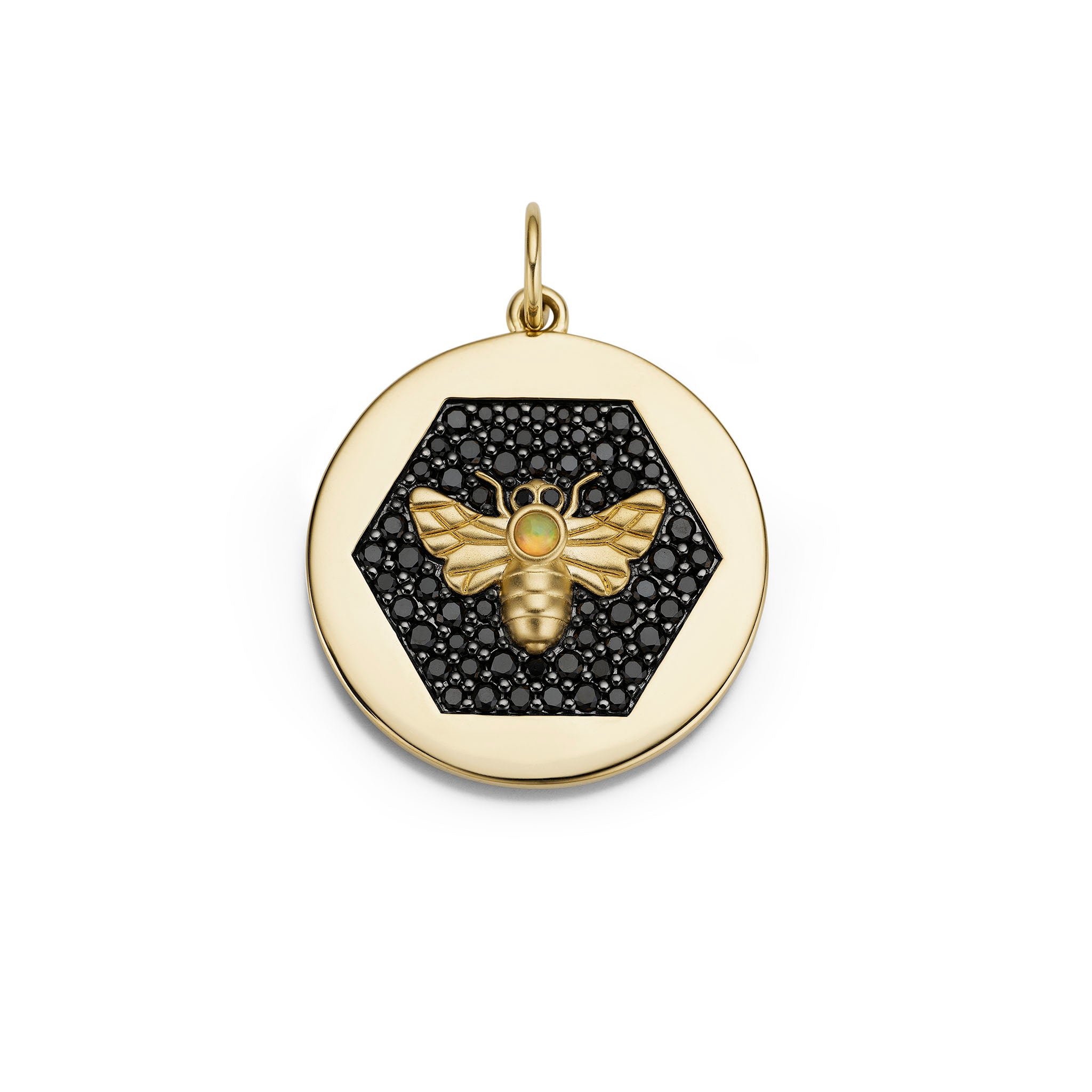 Pave Bee Abundance Pendant