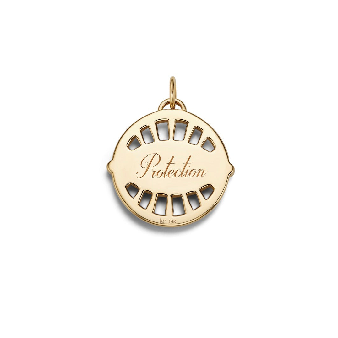 Protection Evil Eye Pendant- back