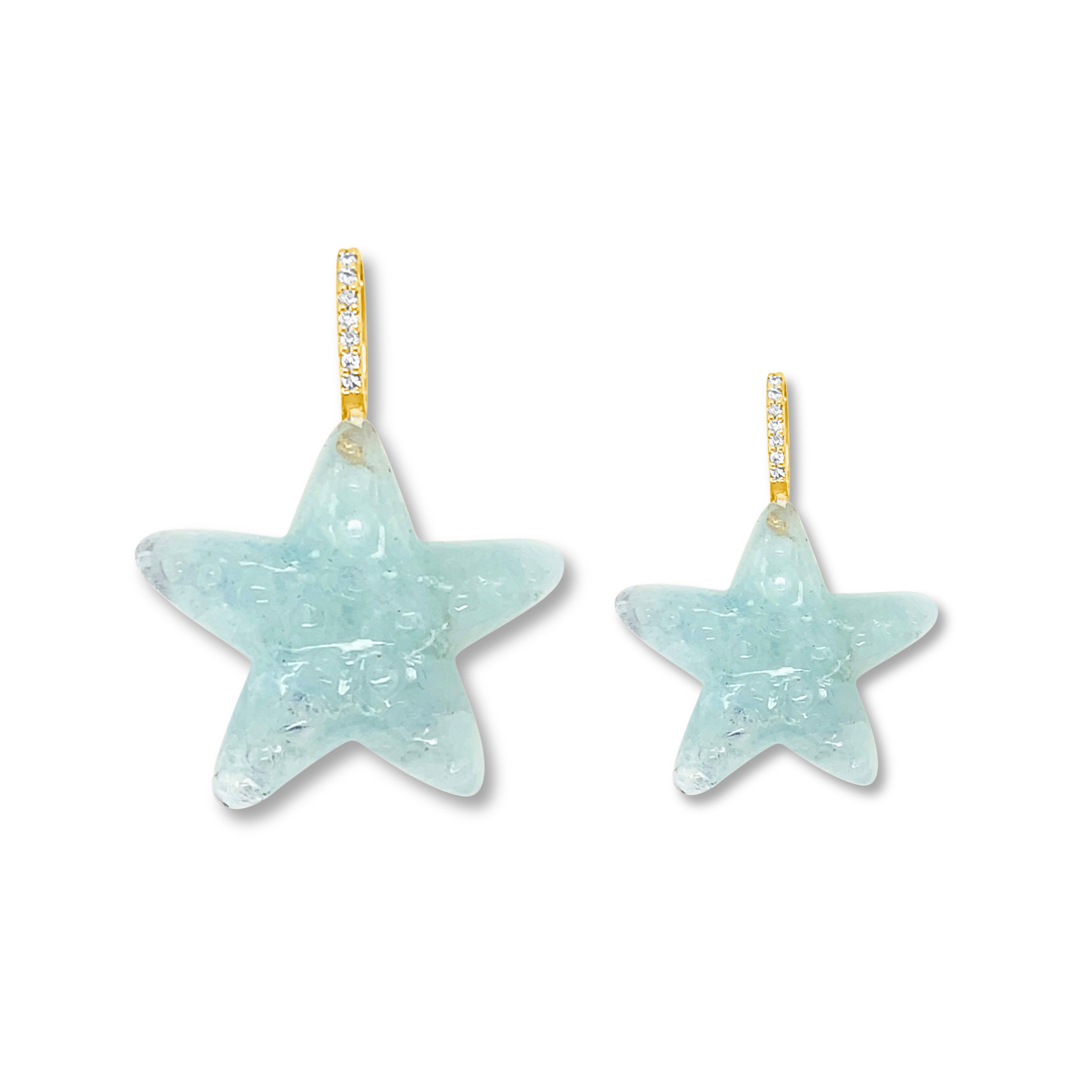 Aquamarine Sea Star Pendant