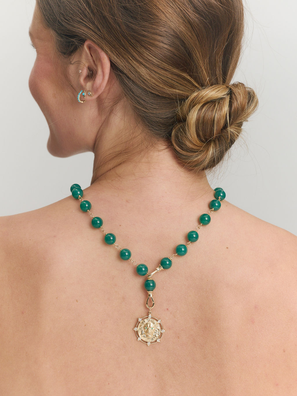 String of Green Onyx Necklace