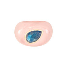 Load image into Gallery viewer, Rose Quartz Stone Ring