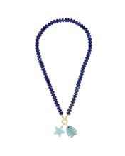 Load image into Gallery viewer, Aquamarine Sea Star Pendant
