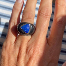 Load image into Gallery viewer, Black Onyx Stone Ring