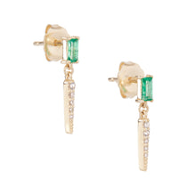 Load image into Gallery viewer, Diamond Drop Earrings