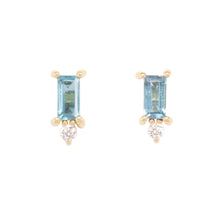 Load image into Gallery viewer, Emerald Cut Studs