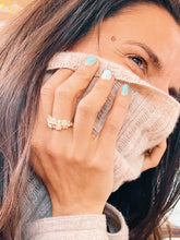 Load image into Gallery viewer, Faceted Gemstone Ring