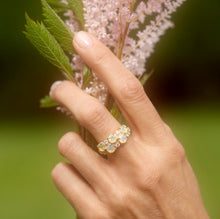 Load image into Gallery viewer, Faceted Gemstone Ring