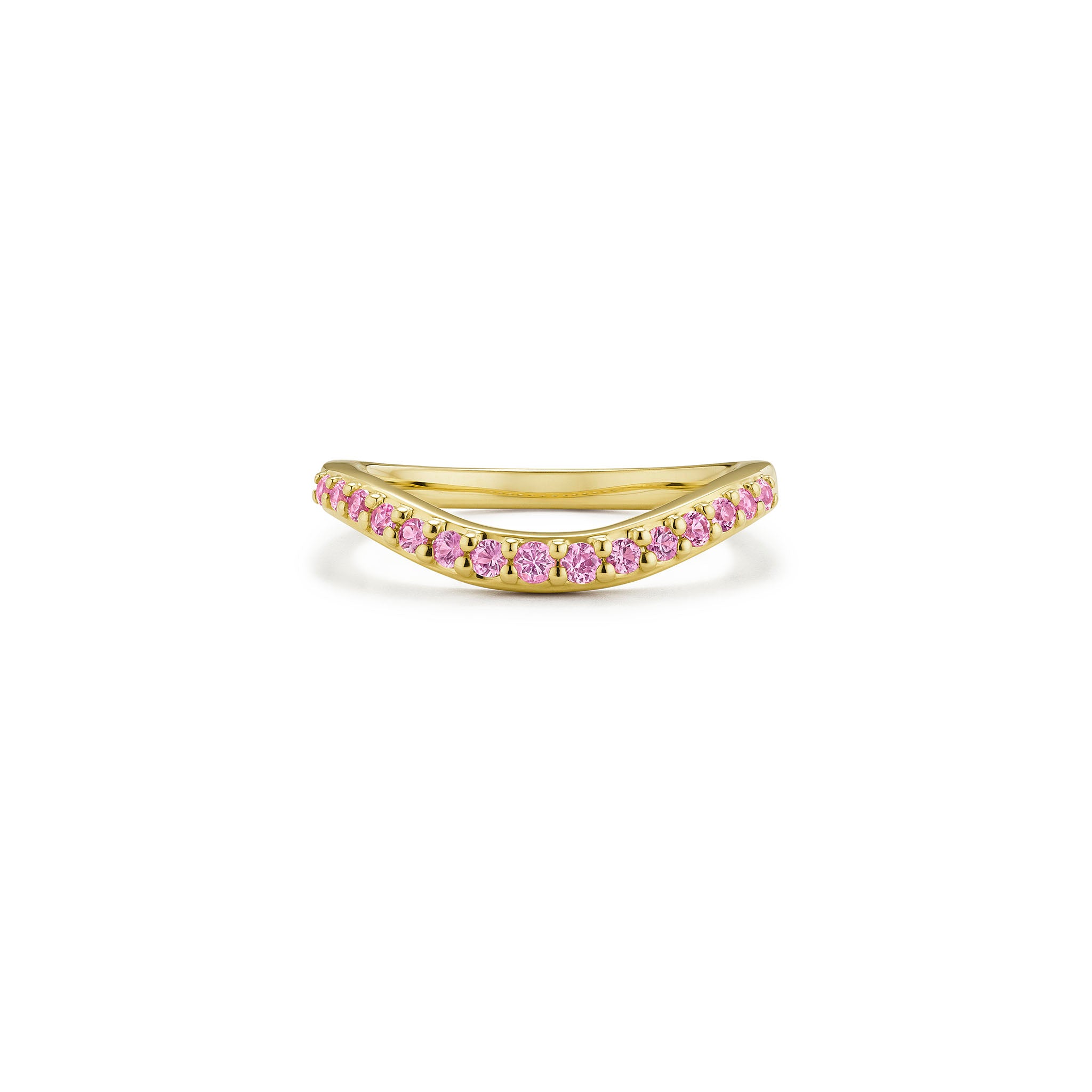 Half Eternity Contour Band