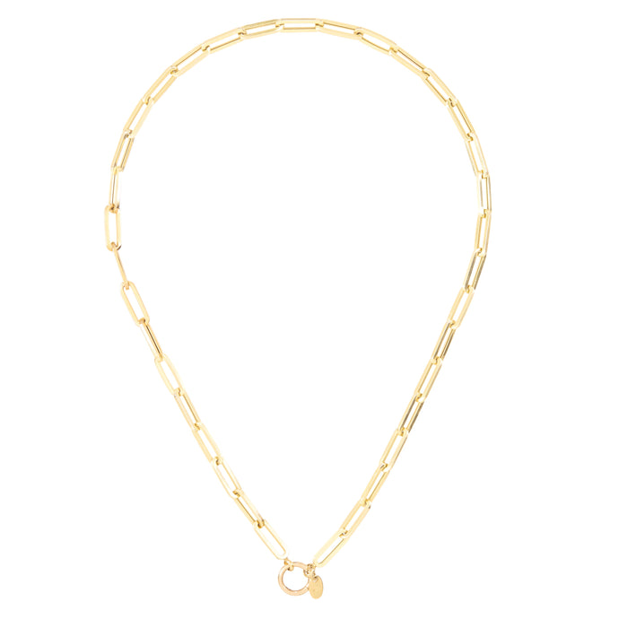 14k Gold PaperClip Chain
