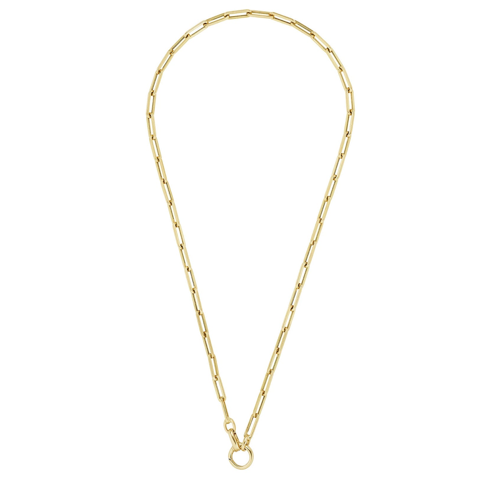 14k gold Paperclip Chain