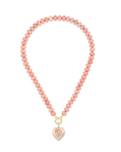 Load image into Gallery viewer, Pink Opal Heart Pendant

