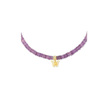 Load image into Gallery viewer, Rebirth Amethyst Bead Necklace
