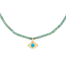 Load image into Gallery viewer, Protection Tiny Gemstone Necklace
