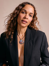 Load image into Gallery viewer, Extra Large Agate Scallop Shell Pendant
