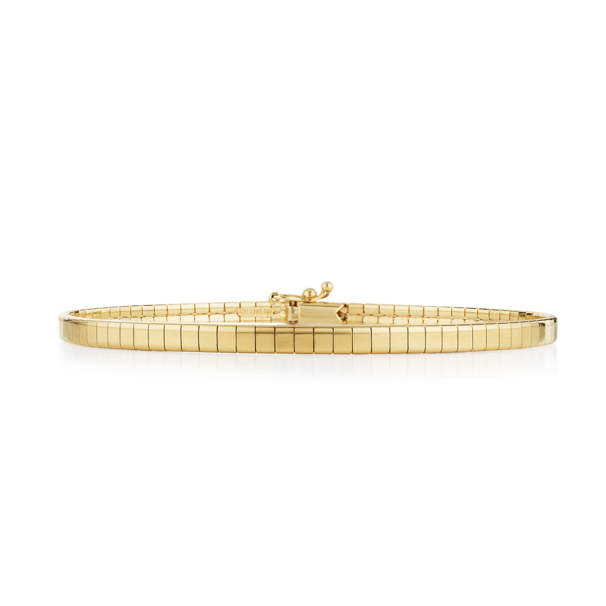 14k gold Cubetto Omega Bracelet