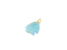 Load image into Gallery viewer, Aquamarine Fish Pendant
