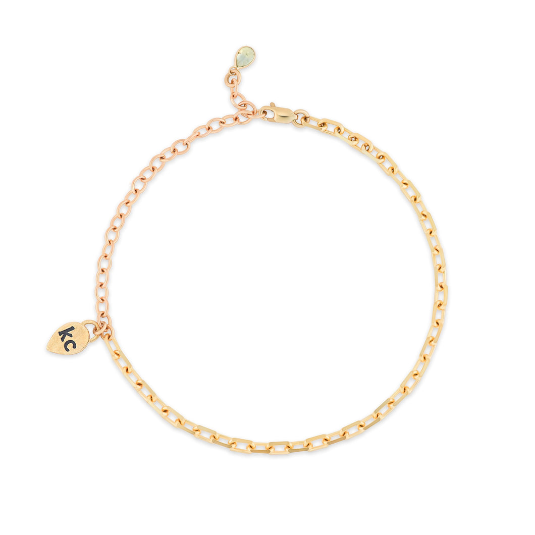 Diamond Cut Cable Bracelet