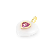 Load image into Gallery viewer, White Onyx Heart Pendant
