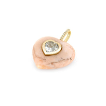 Load image into Gallery viewer, Pink Opal Heart Pendant

