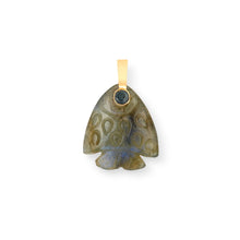 Load image into Gallery viewer, Labradorite Fish Pendant
