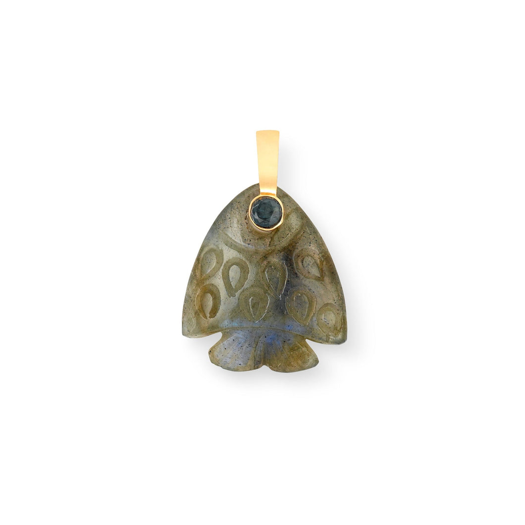 Labradorite Fish Pendant
