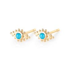 Load image into Gallery viewer, Turquoise Protection Studs
