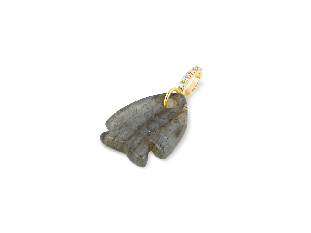 Labradorite Fish Pendant