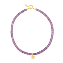 Load image into Gallery viewer, Rebirth Amethyst Bead Necklace
