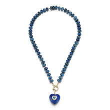 Load image into Gallery viewer, Stone Heart Pendant- Lapis Lazuli
