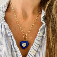Load image into Gallery viewer, Lapis Lazuli Heart Pendant-2
