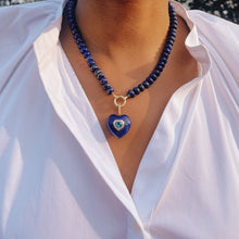 Load image into Gallery viewer, Lapis Lazuli Heart Pendant

