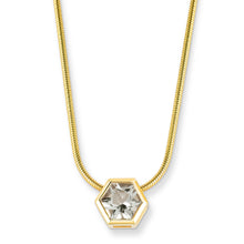 Load image into Gallery viewer, Hexagon Gem Necklace
