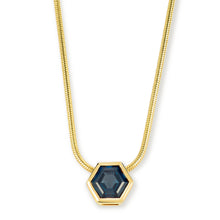 Load image into Gallery viewer, Hexagon Gem Necklace
